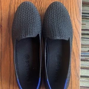 NEW Rothys Black Honeycomb Loafers Size 8